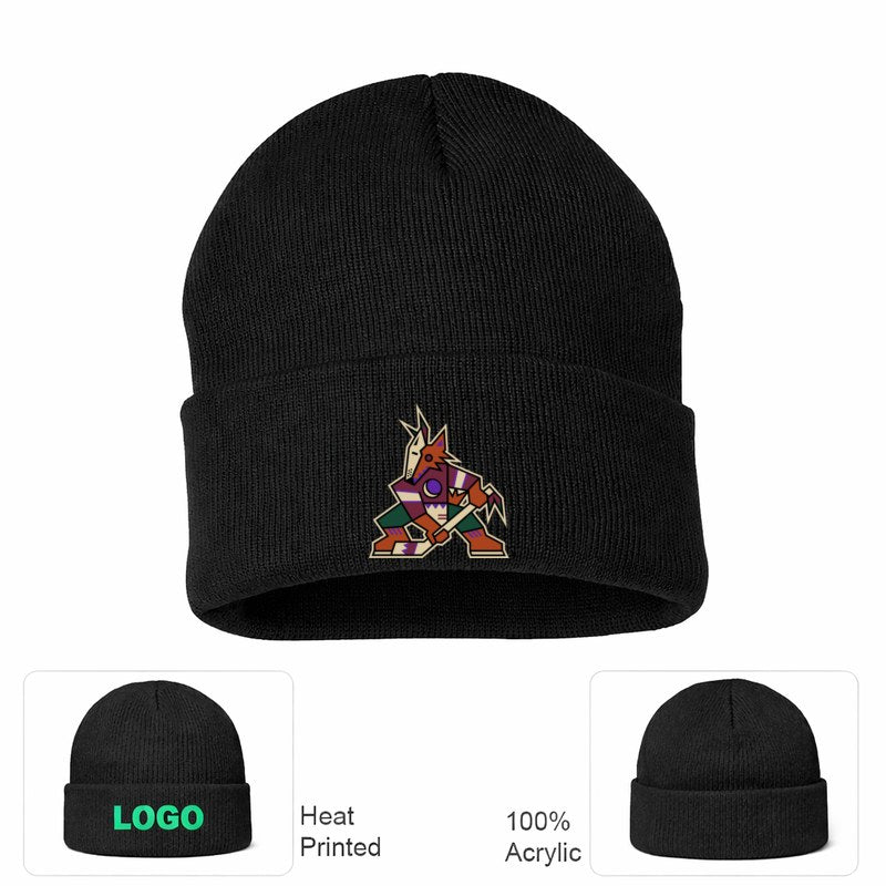 Arizona Coyotes Black Beanie Hat