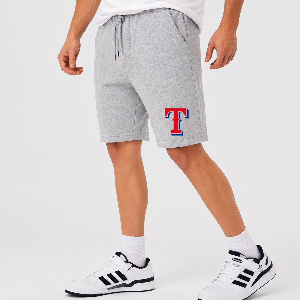 Men's Texas Rangers Cotton Shorts - Gray