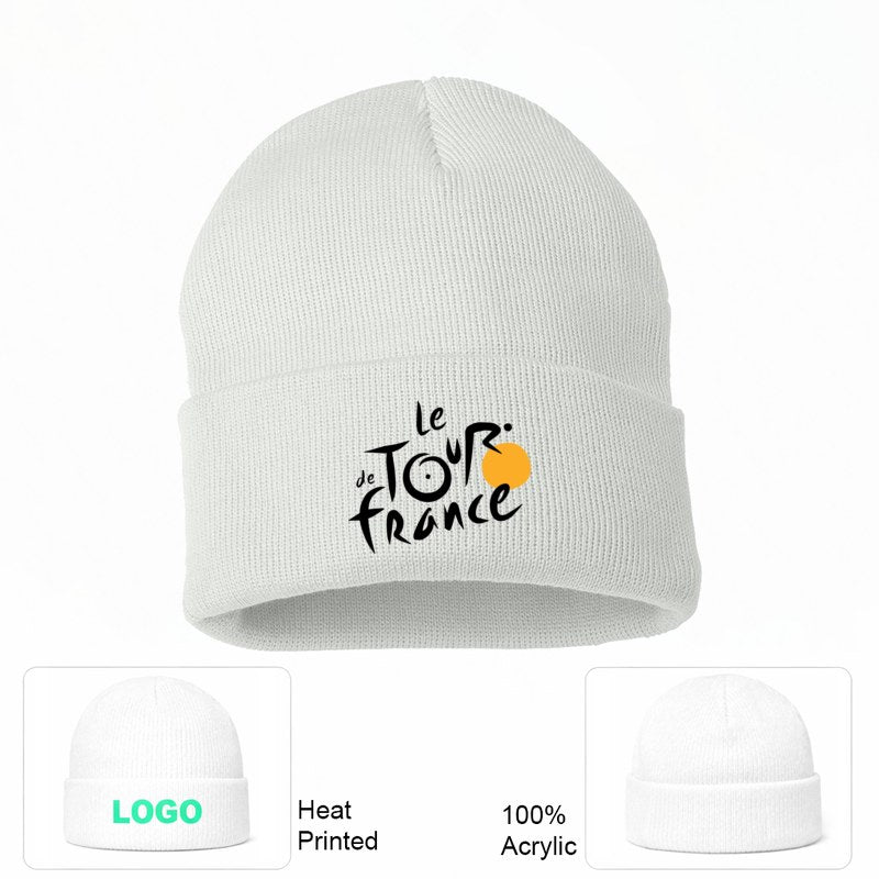 Tour de France White Beanie Hat