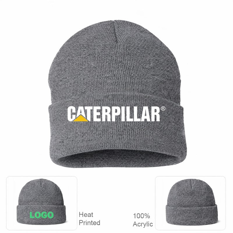 Caterpillar White Snapback Hat