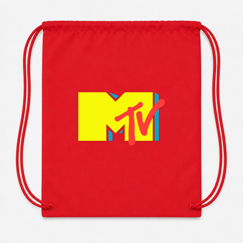 Mtv Drawstring Bag - Red