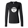 Women's Dr. Seuss Thing 1 Long Sleeve T-Shirt - Black
