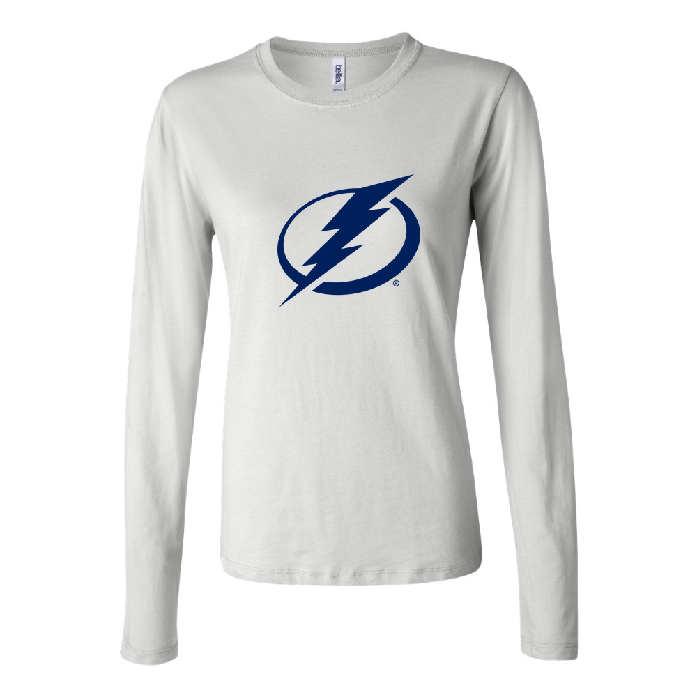 Women's Tampa Bay Lightning Long Sleeve T-Shirt - White
