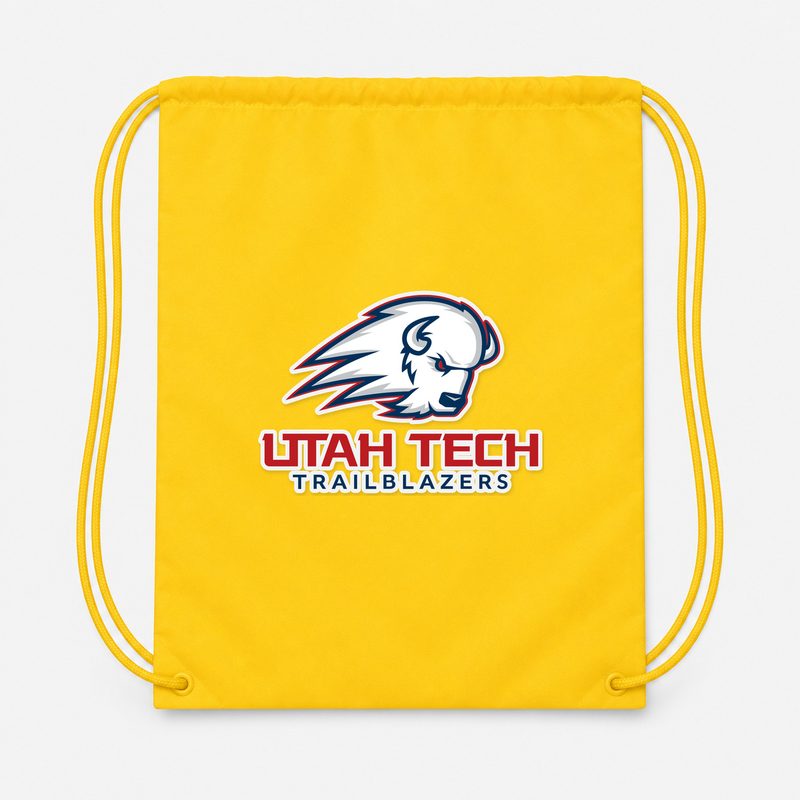 Utah Tech Trailblazers Drawstring Bag - Yellow