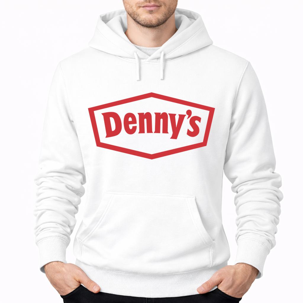 Men's Dennys Pullover Hoodie - White
