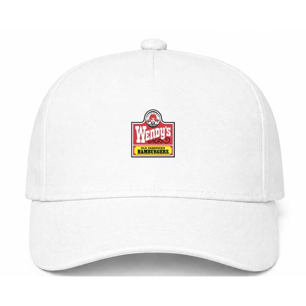 Wendy's Logo White Dad Baseball Cap Hat