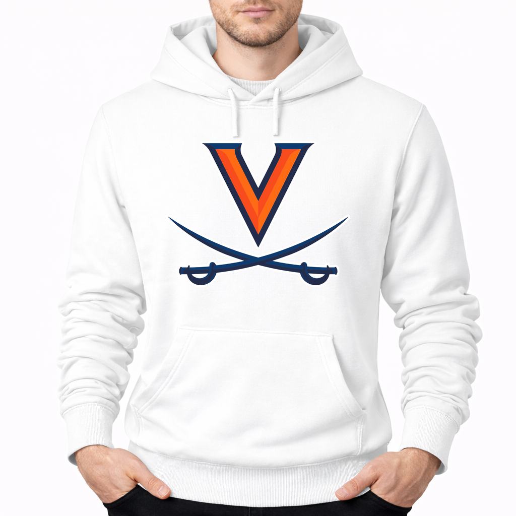 Men's Virginia Cavaliers Pullover Hoodie - White