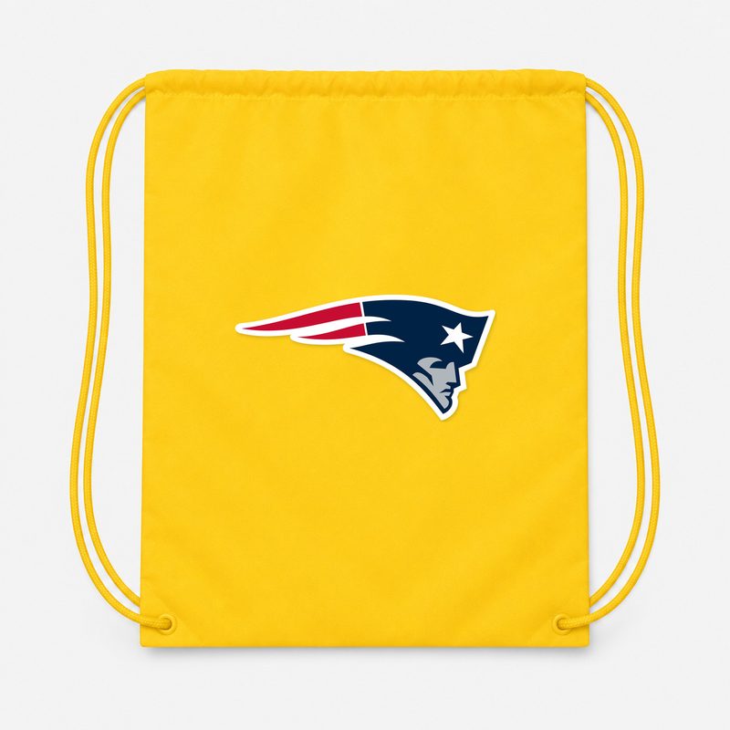 New England Patriots Drawstring Bag - Yellow