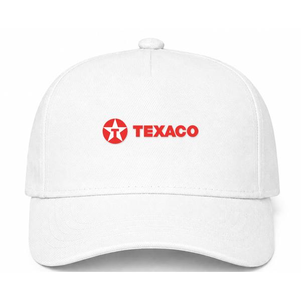 Texaco Logo Version 2 White Dad Baseball Cap Hat