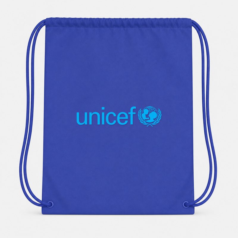 UNICEF Drawstring Bag - Blue