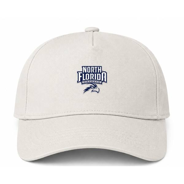 UNF Ospreys Logo Beige Dad Baseball Cap Hat