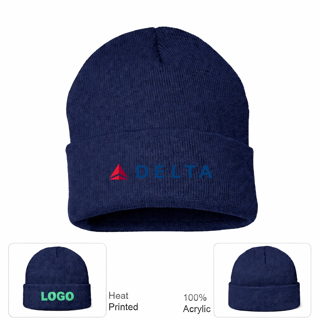 Delta Airlines Beanie Hat - Navy