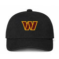Washington Commanders NFL Logo Black Dad Baseball Cap Hat