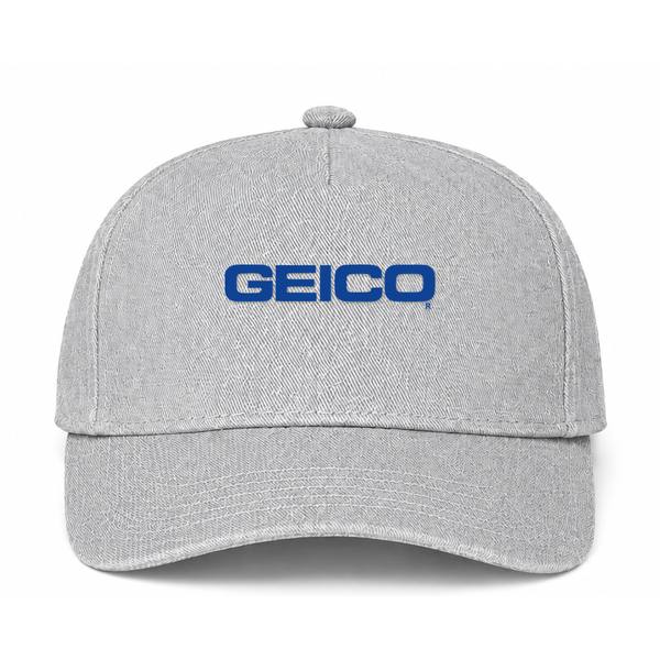 GEICO Logo Gray Dad Baseball Cap Hat
