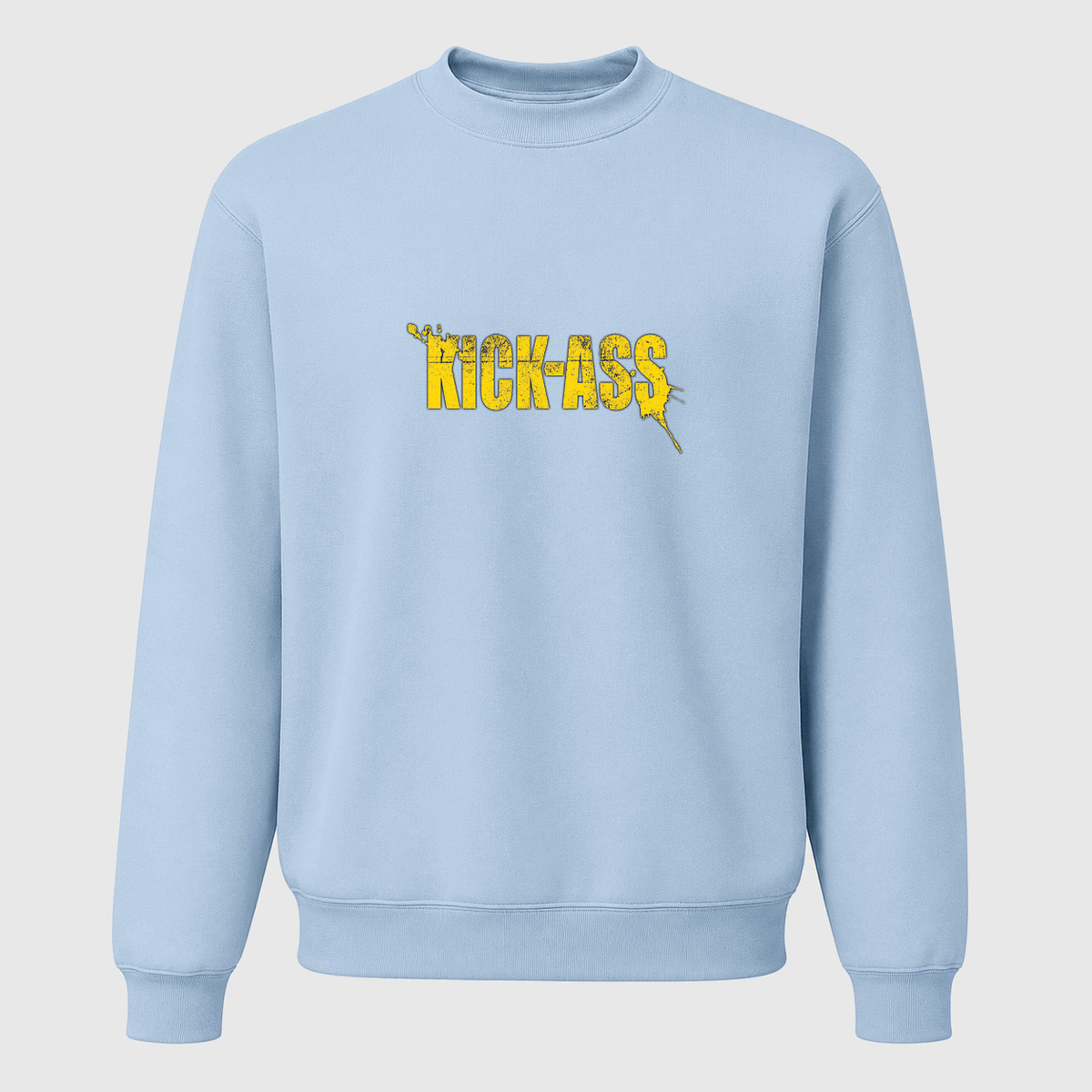 Men's Kick-Ass Crewneck Sweatshirt - Sky Blue