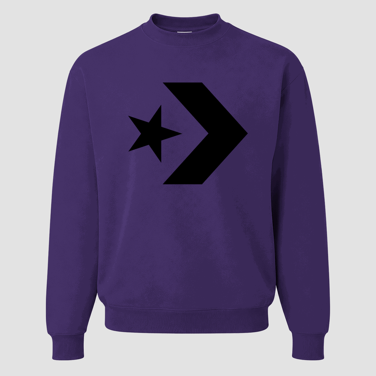 Men's Converse Crewneck Sweatshirt - Purple