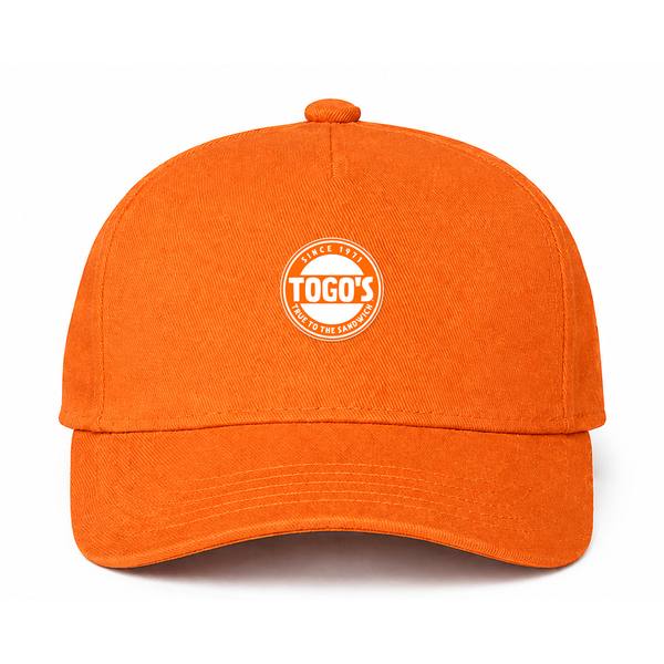 Togo's Logo Orange Dad Baseball Cap Hat