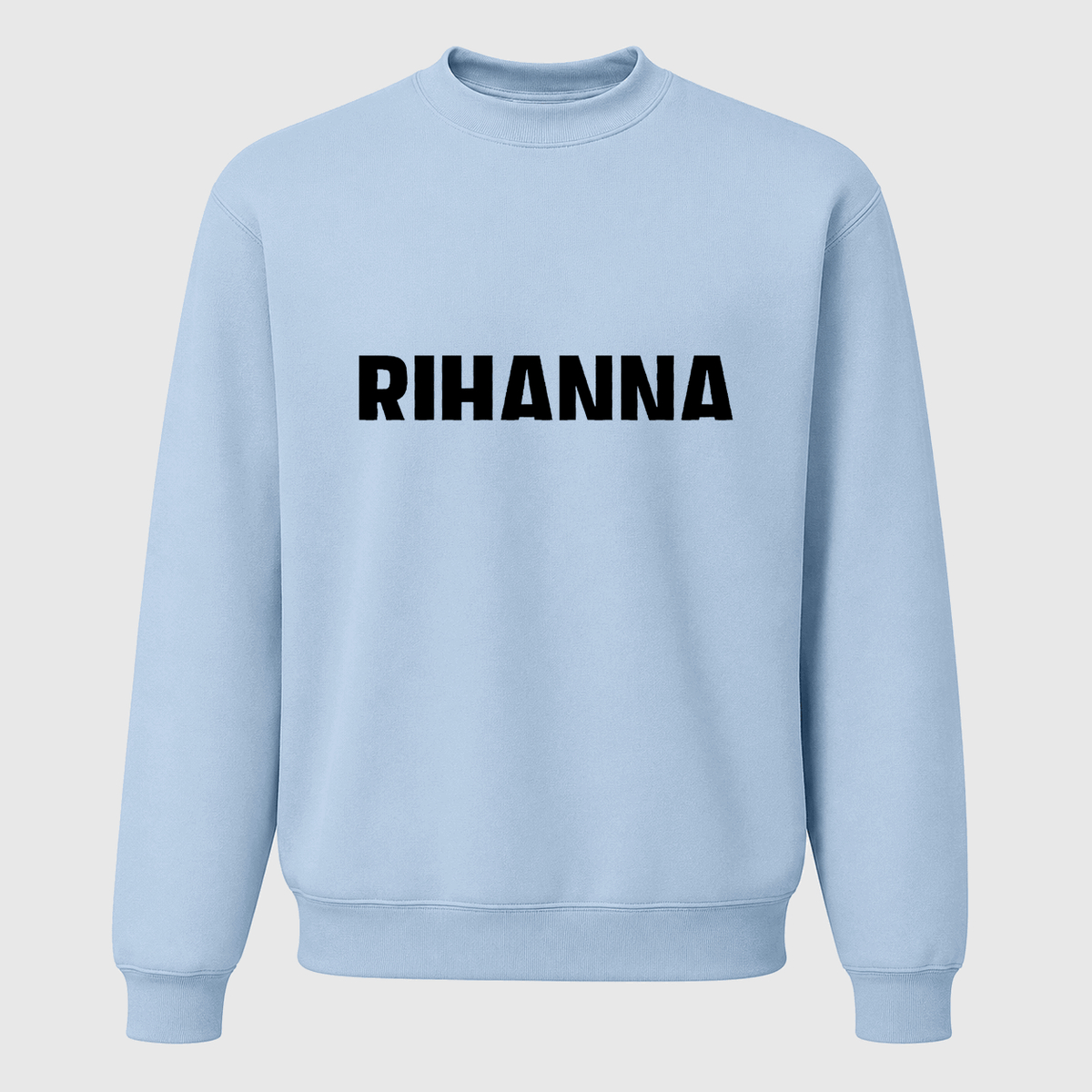 Men's Rihanna Crewneck Sweatshirt - Sky Blue