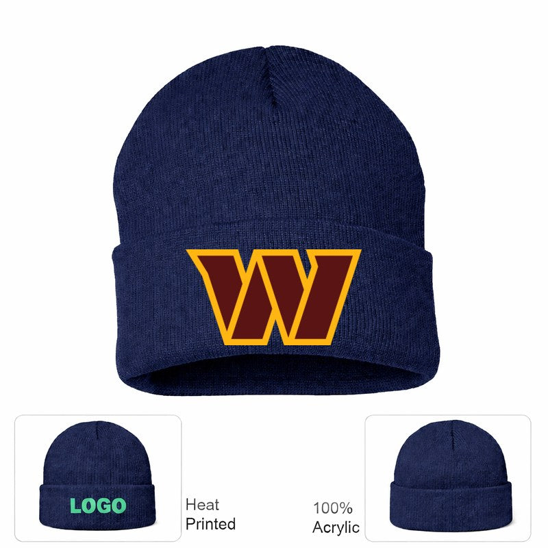Washington Commanders Navy Beanie Hat