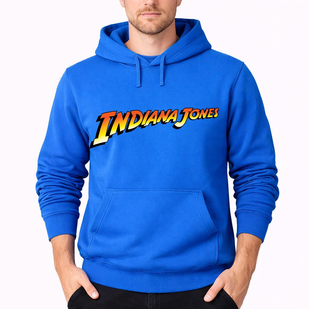 Men's Indiana Jones Pullover Hoodie - Azure
