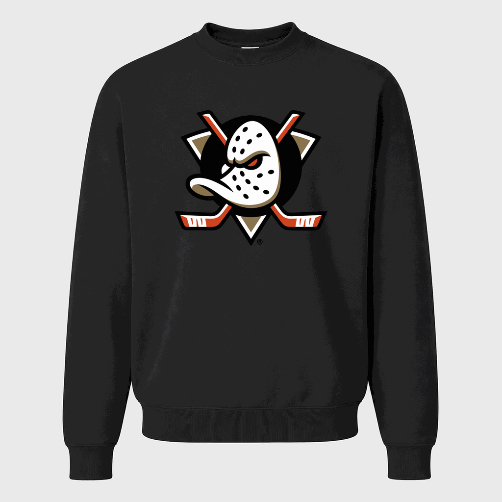 Men's Anaheim Ducks Crewneck Sweatshirt - Black