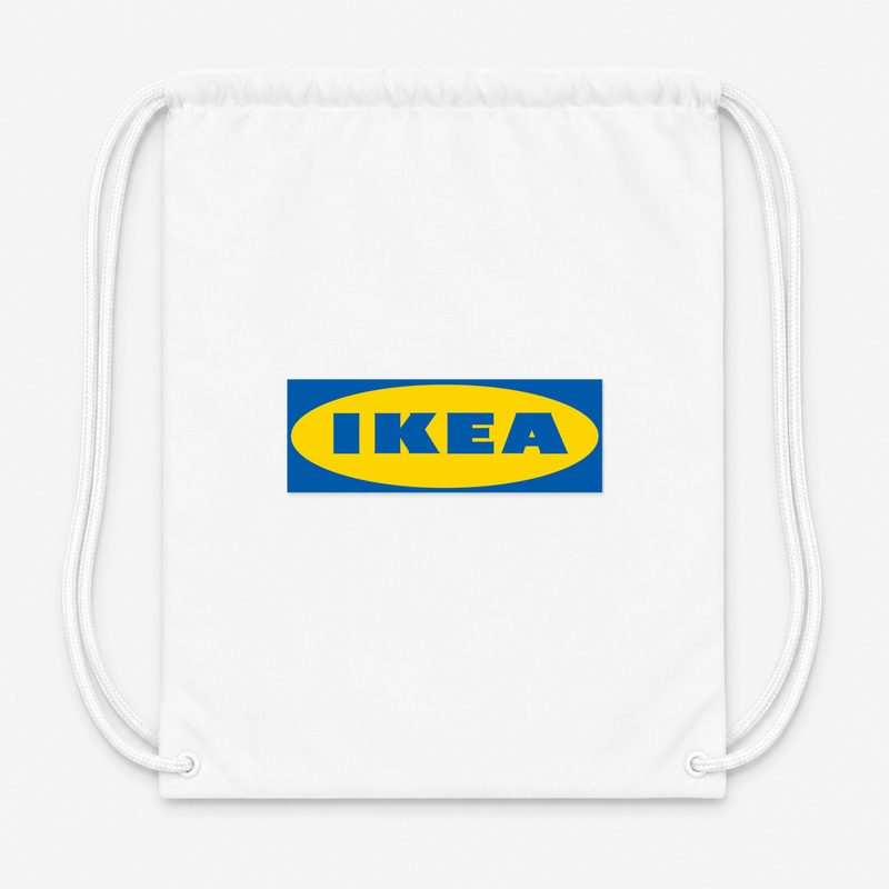 IKEA Drawstring Bag - White