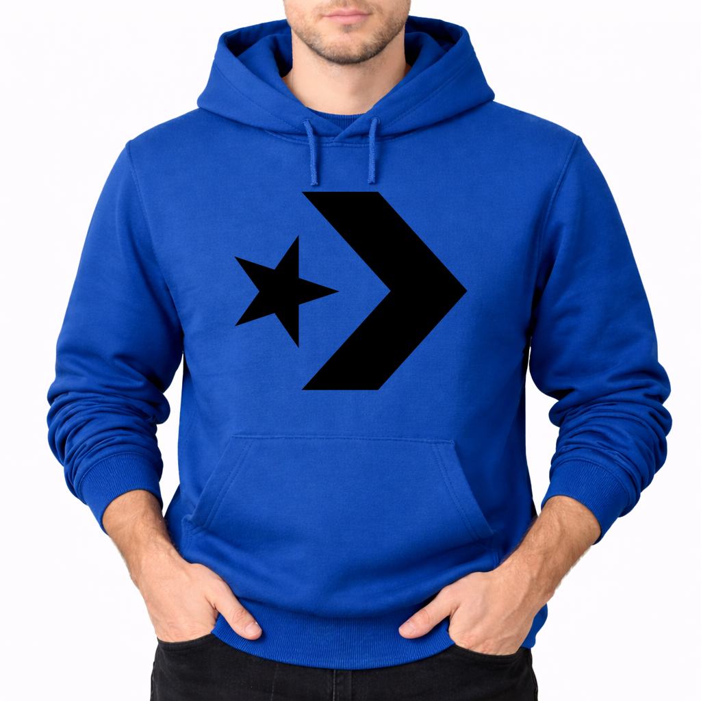 Men's Converse Pullover Hoodie - Blue