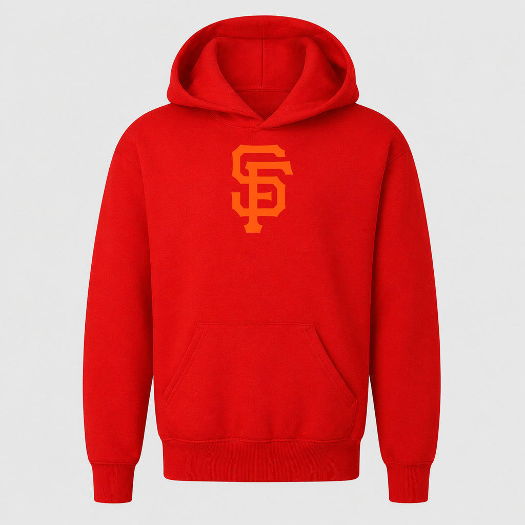 Youth San Francisco Giants Pullover Hoodie - Red