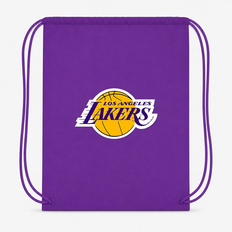 Los Angeles Lakers Drawstring Bag - Purple