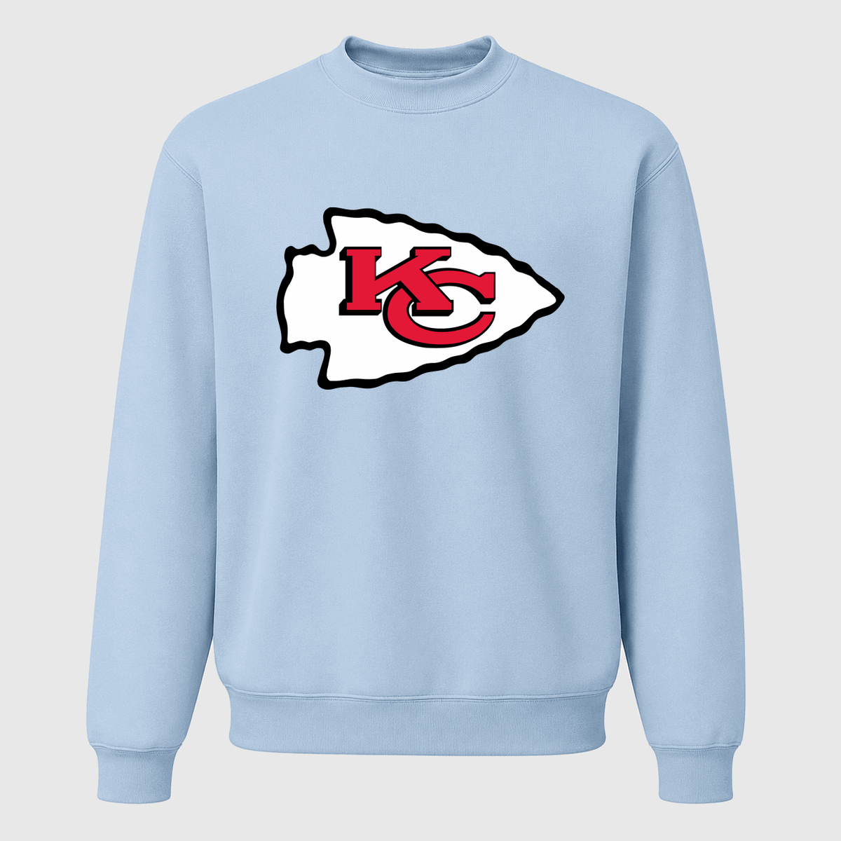 Men's Kansas City Chiefs Crewneck Sweatshirt - Sky Blue
