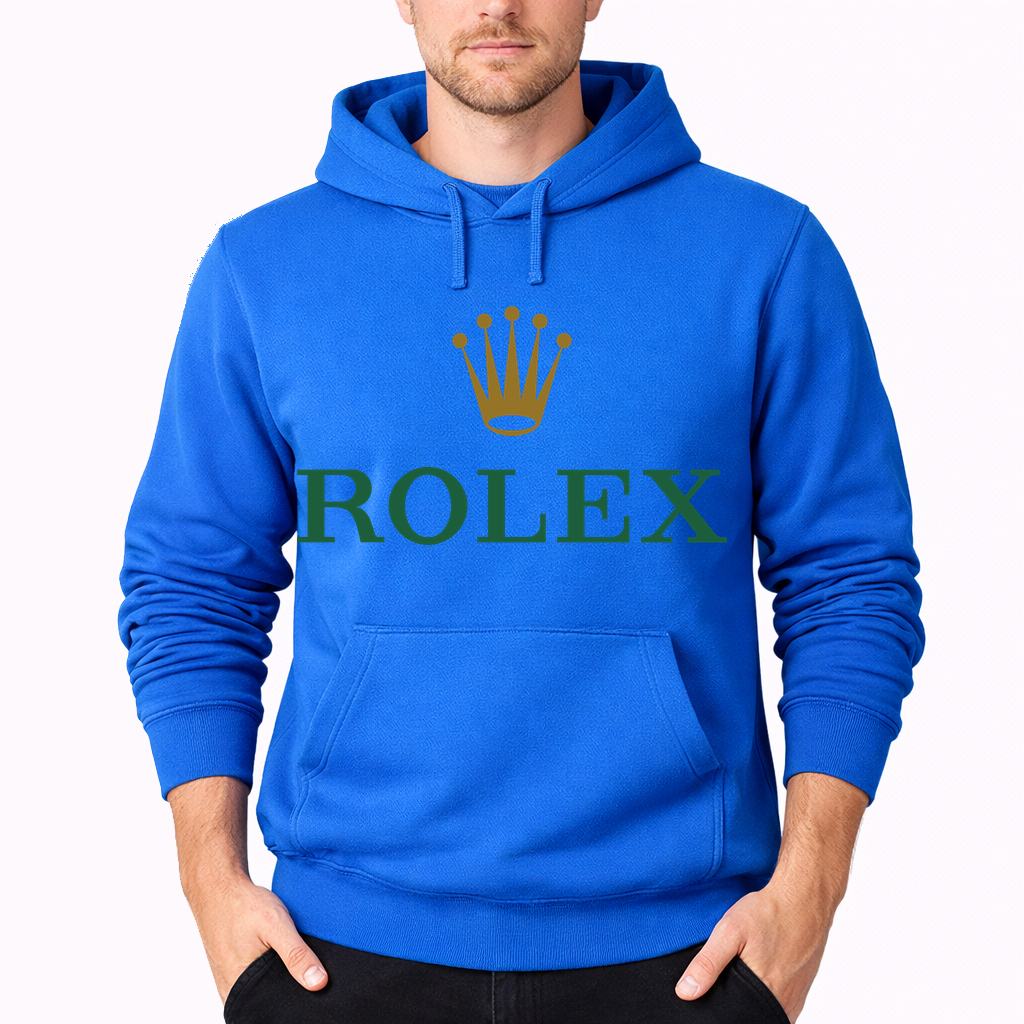 Men's Rolex Pullover Hoodie - Azure