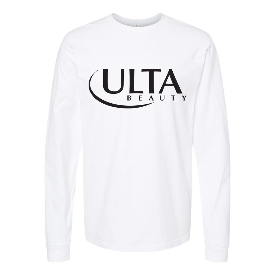 Men's Ulta Beauty Logo Long sleeves Cotton Blend T-Shirt - White