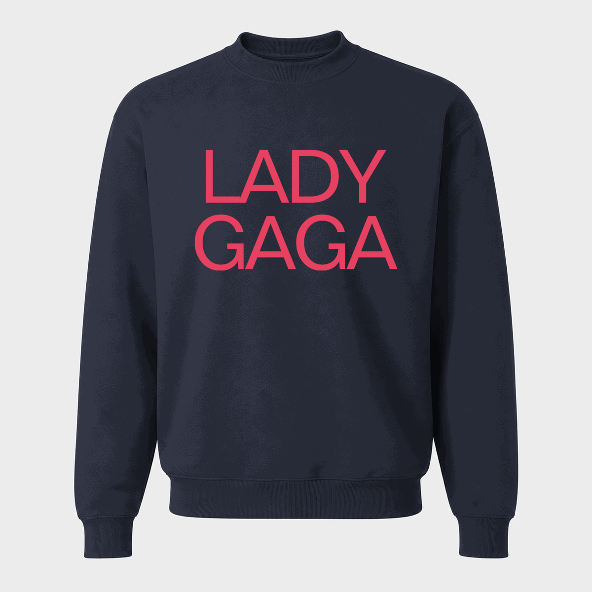 Men's Lady Gaga Crewneck Sweatshirt - Navy