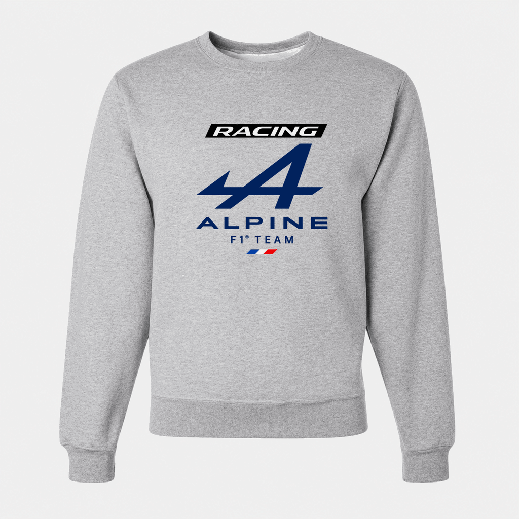 Men's Alpine F1 Team Crewneck Sweatshirt - Gray