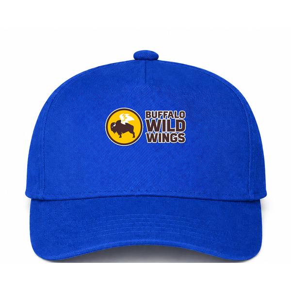 Buffalo Wild Wings Logo Version 2 Blue Dad Baseball Cap Hat