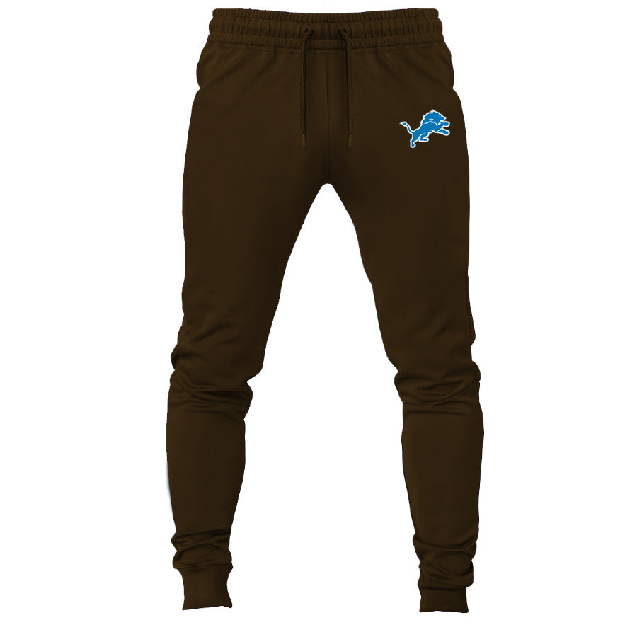Detroit Lions joggers sweatpants - Brown