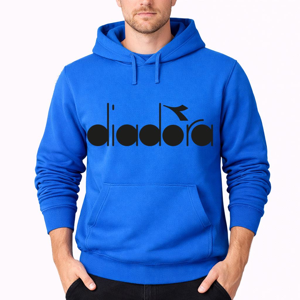 Men's Diadora Pullover Hoodie - Azure