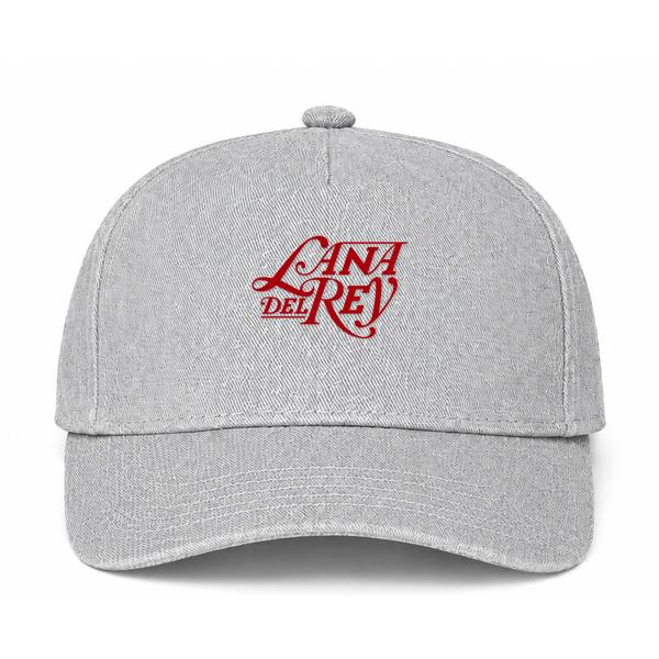 Lana Del Rey Logo Gray Dad Baseball Cap Hat