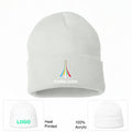 Olympia Paris 2024 White Logo White Beanie Hat