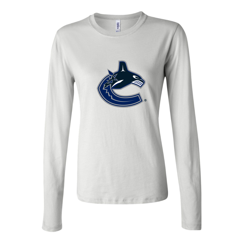 Women's Vancouver Canucks Long Sleeve T-Shirt - White