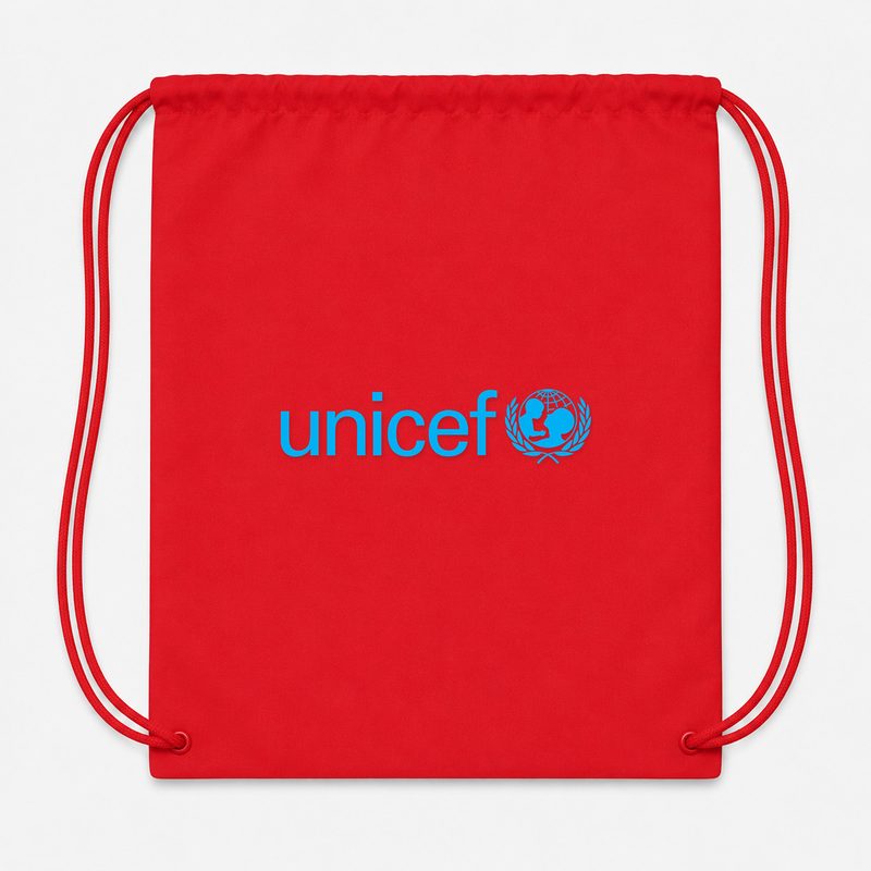 UNICEF Drawstring Bag - Red