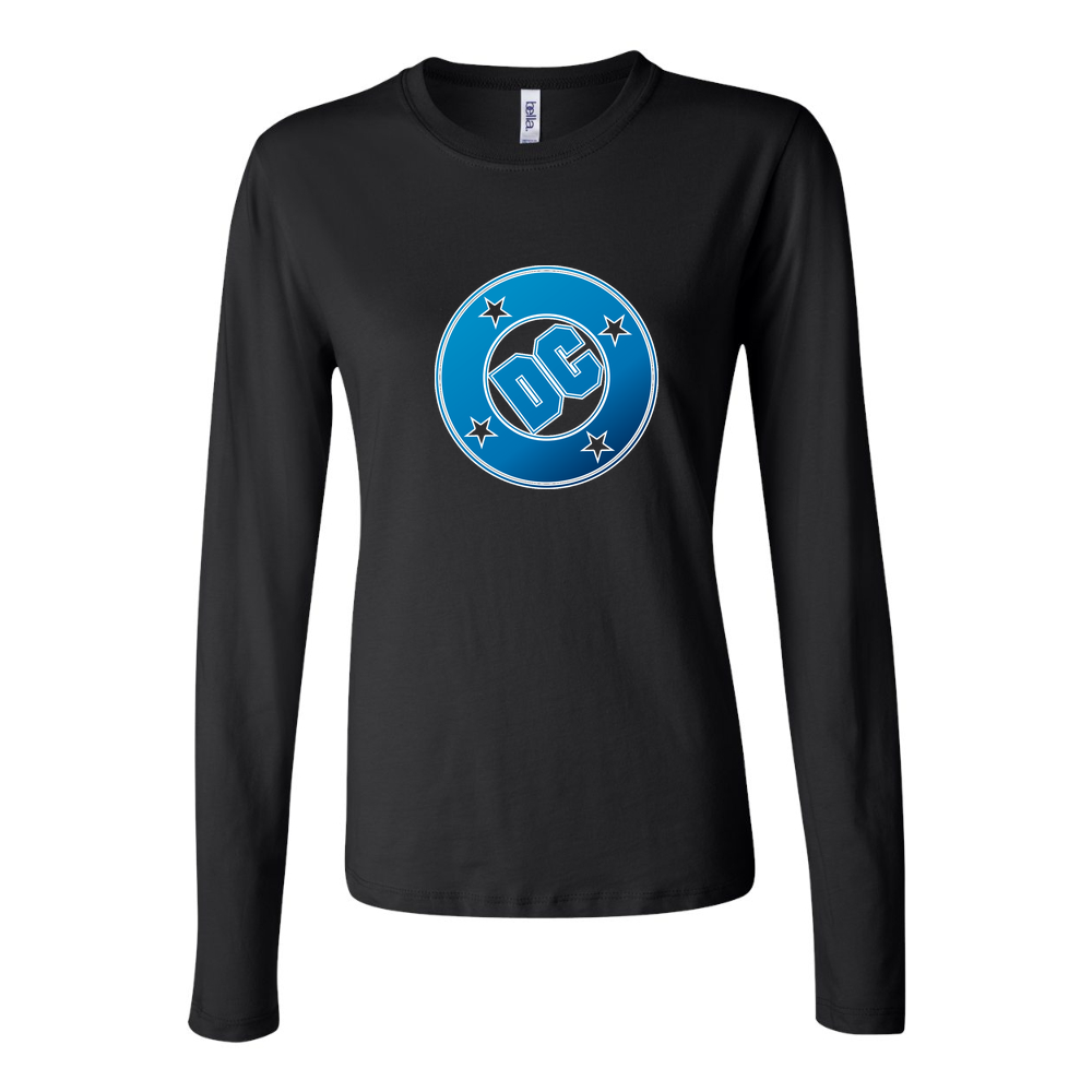 Women's DC Comics Long Sleeve T-Shirt - Black