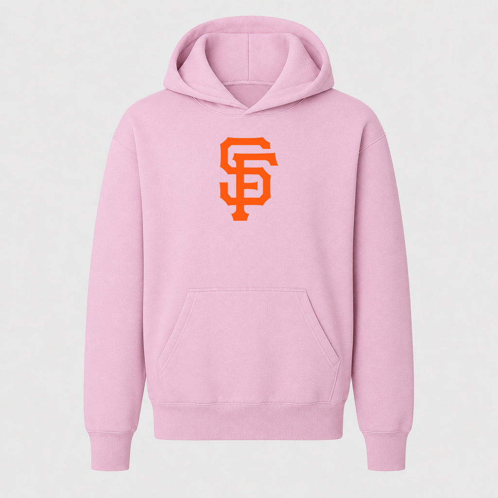 Youth San Francisco Giants Pullover Hoodie - Light Pink