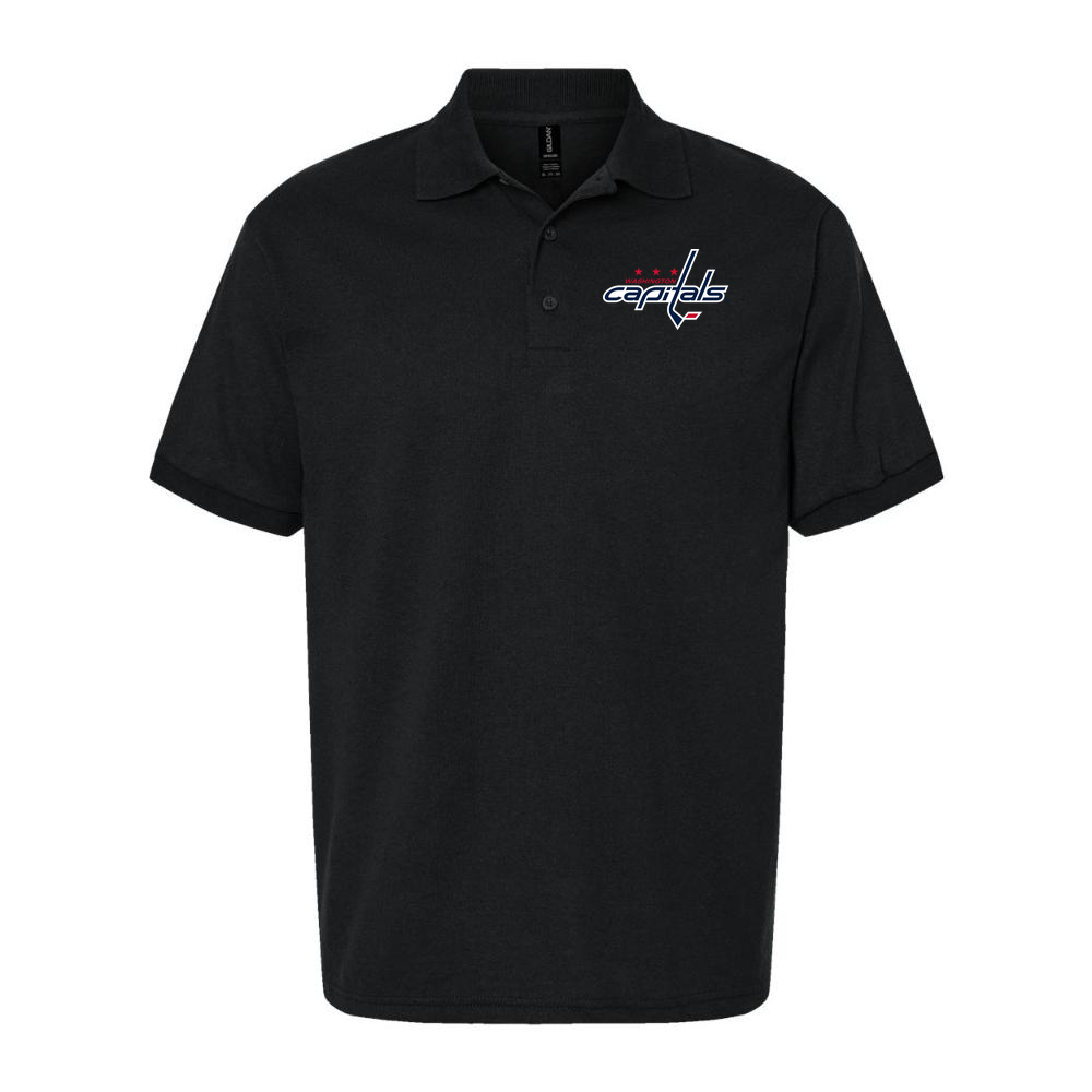 Men's Washington Capitals Dry Blend Polo - Black