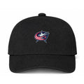 Columbus Blue Jackets NHL Logo Black Dad Baseball Cap Hat