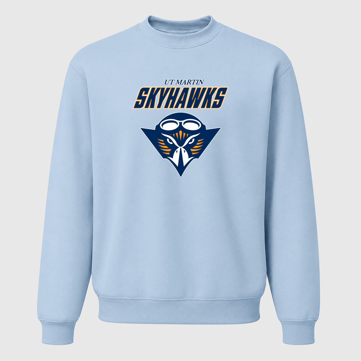 Men's Tennessee Martin Skyhawks Crewneck Sweatshirt - Sky Blue