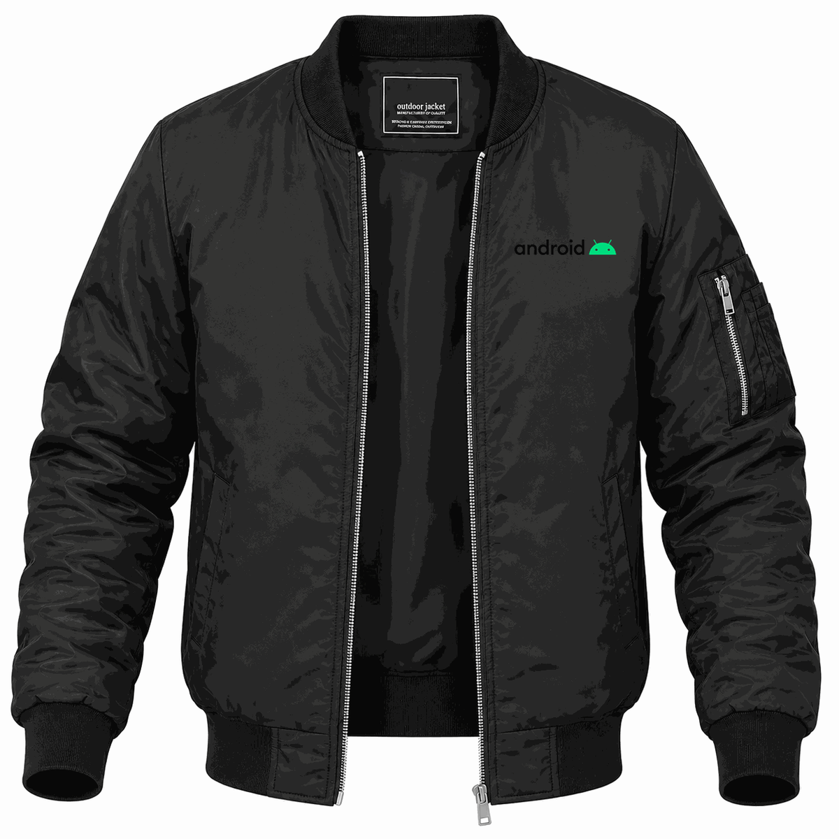 Men's Android Lightweight Bomber Jacket - Black