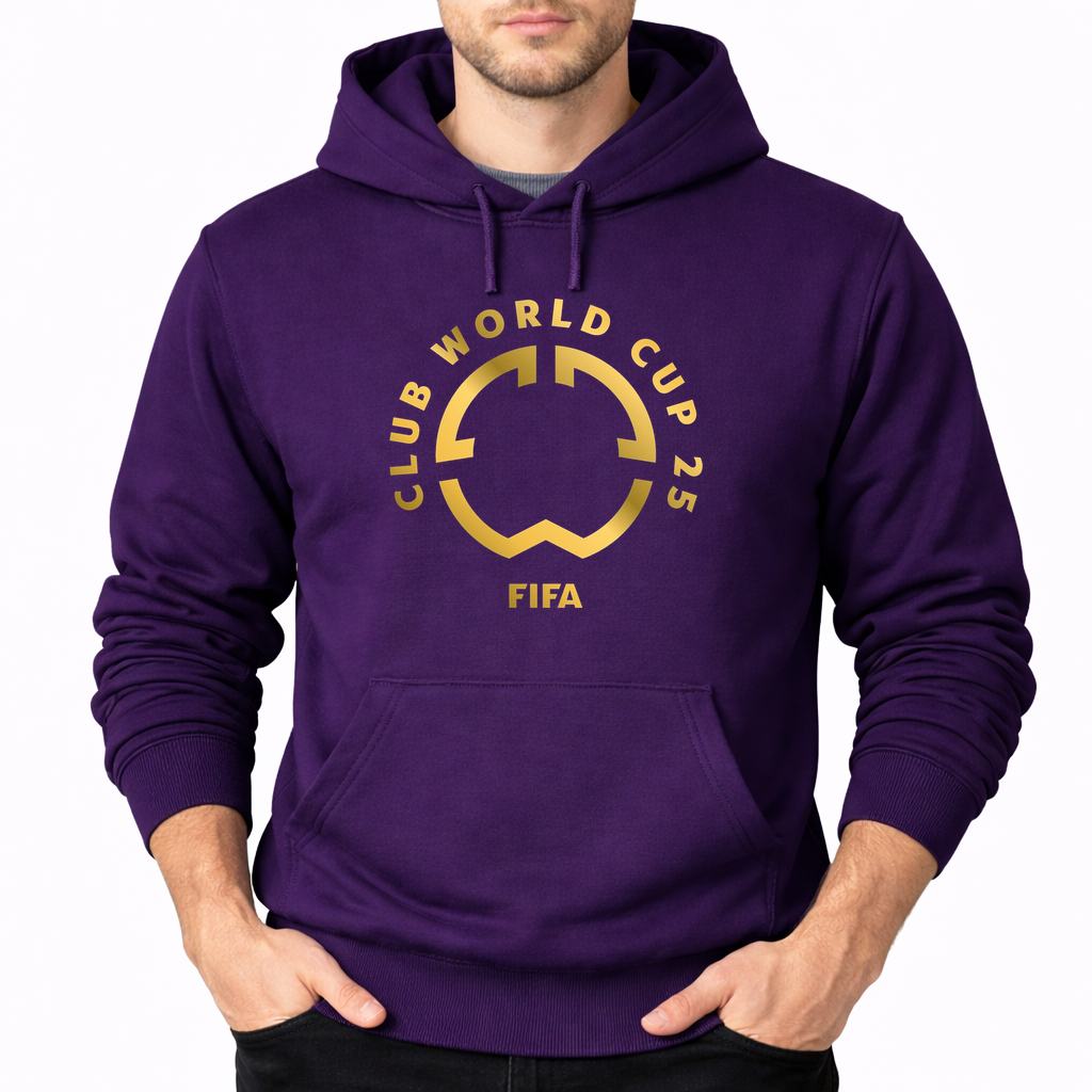 Men's Club World Cup 2025 Pullover Hoodie - Purple