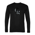 Men's Colorado Rockies Polyester Long Sleeve T-Shirt - Black