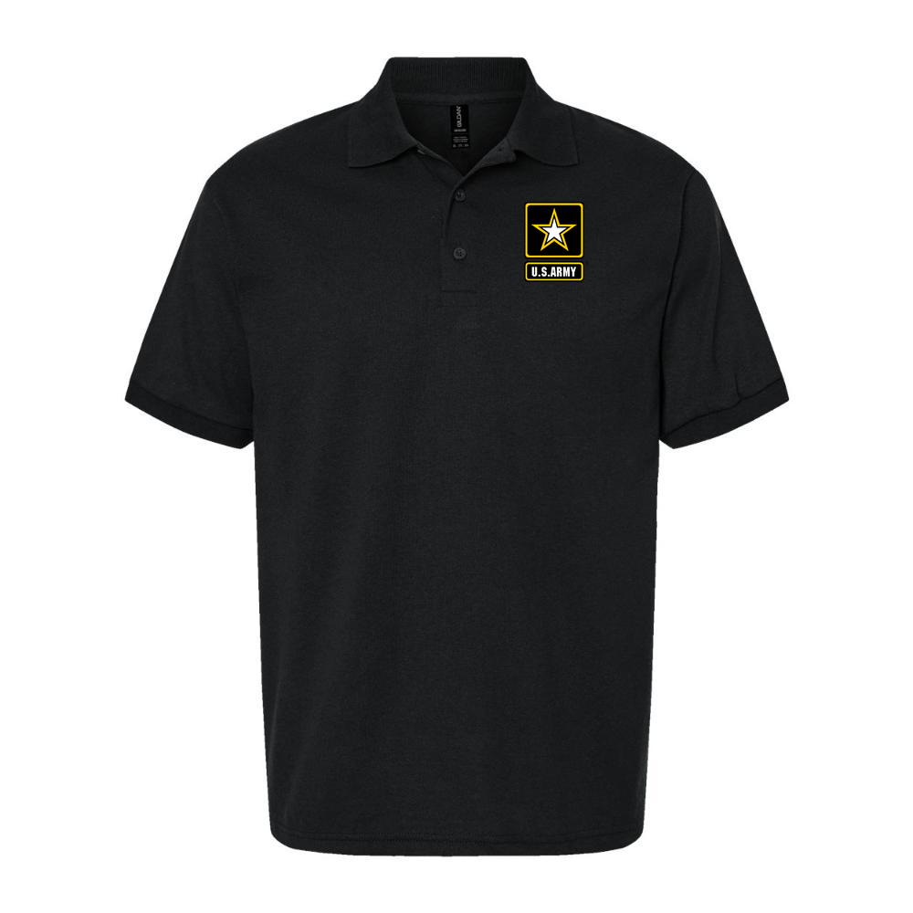 Men's U.S. Army Dry Blend Polo - Black